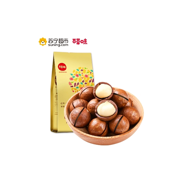 > 百草味 坚果炒货 夏威夷果奶油味200g袋装(休闲零食)商品评价 > 买