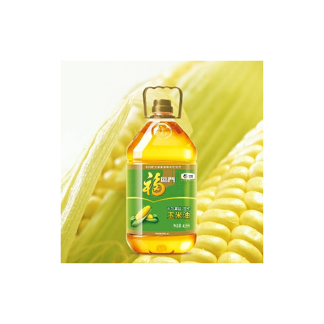 中粮福临门非转基因压榨玉米油45l桶物理压榨一级家用食用油