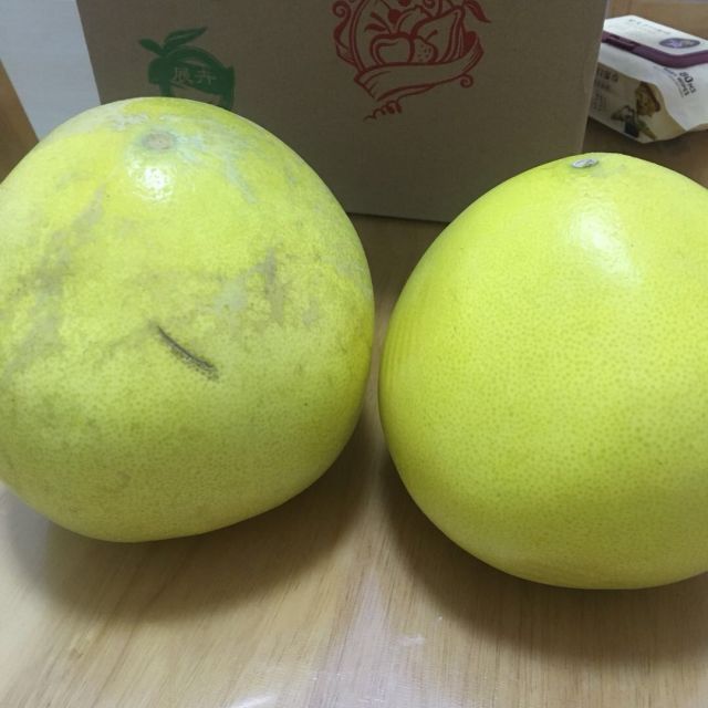 > 展卉 精品琯溪蜜柚 红心柚子2粒 单果1.8-2.