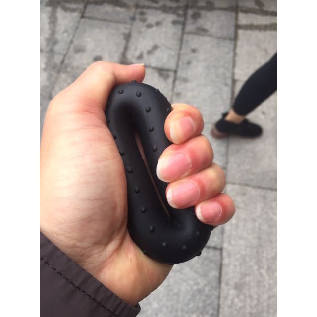 > 力练者握力器橡胶圈硅胶握力圈指力器握力球男式健身器专业练手力腕