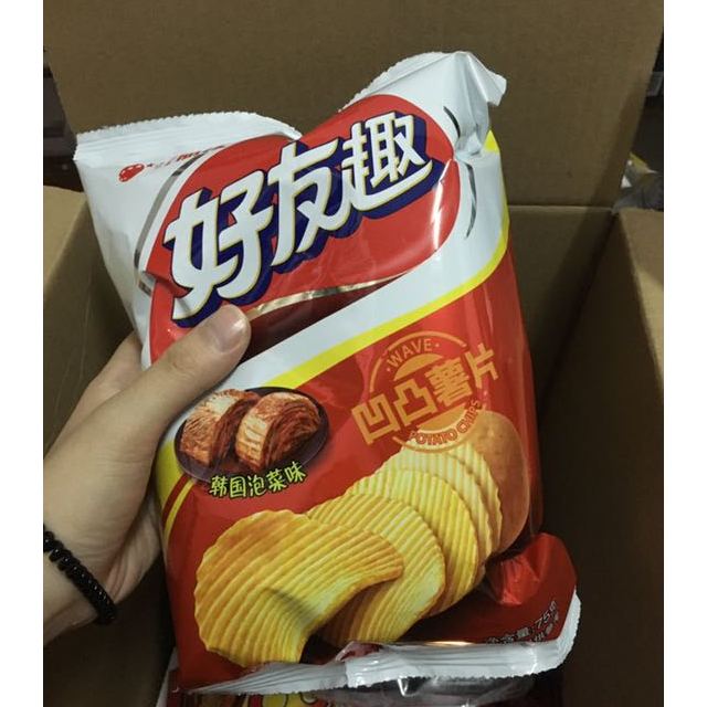 好丽友薯片好友趣韩国泡菜味75g