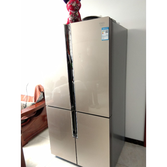 美菱melingbcd660wup9ba660升m鲜生十字门冰箱变频风冷底部散热玫瑰