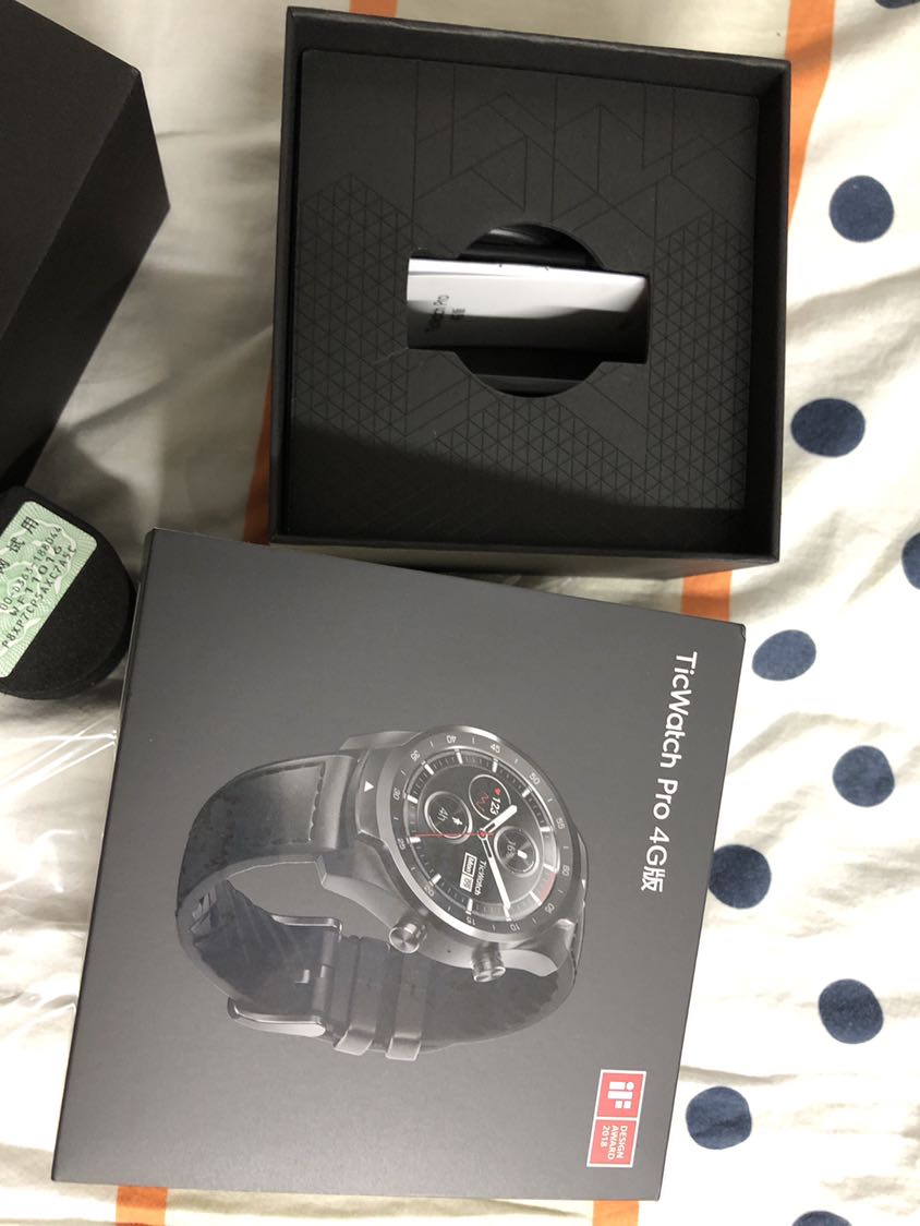 ticwatch pro 智能运动手表 4g版 幻影黑 esim通话功能 续航30天 成人