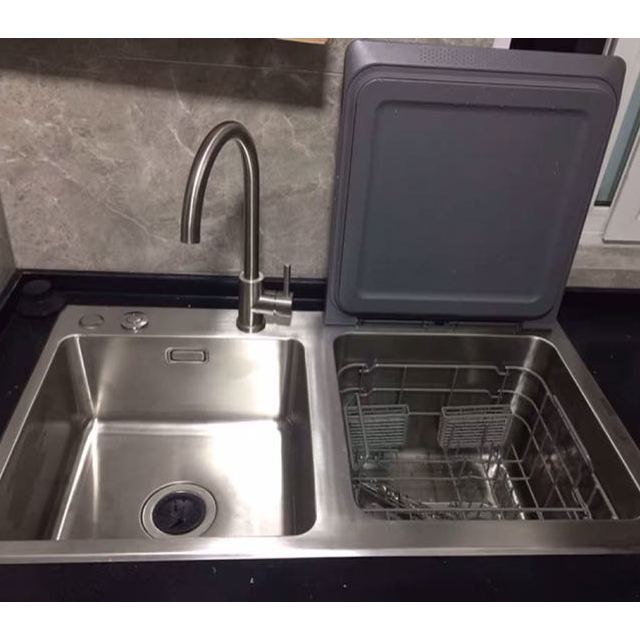 美的(midea) s2水槽式洗碗机嵌入式家用全自动6套四合一刷碗一体机