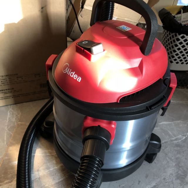 美的midea吸尘器桶式家用1200w大功率干湿吹三用商用家用工业用吸尘机