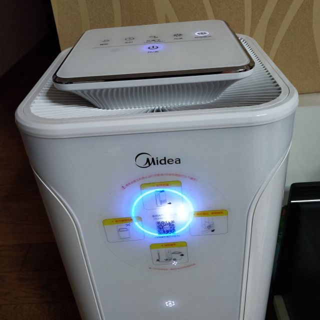 美的(midea) 空气净化器 kj500g-e33 除甲醛二手烟雾霾 负离子净化