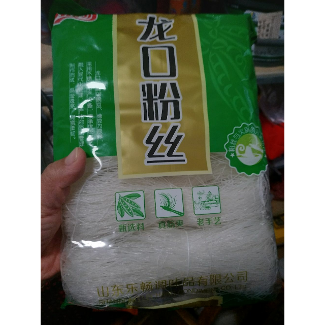 乐畅龙口粉丝袋装380g柔韧细滑爽口豌豆粉绿豆粉