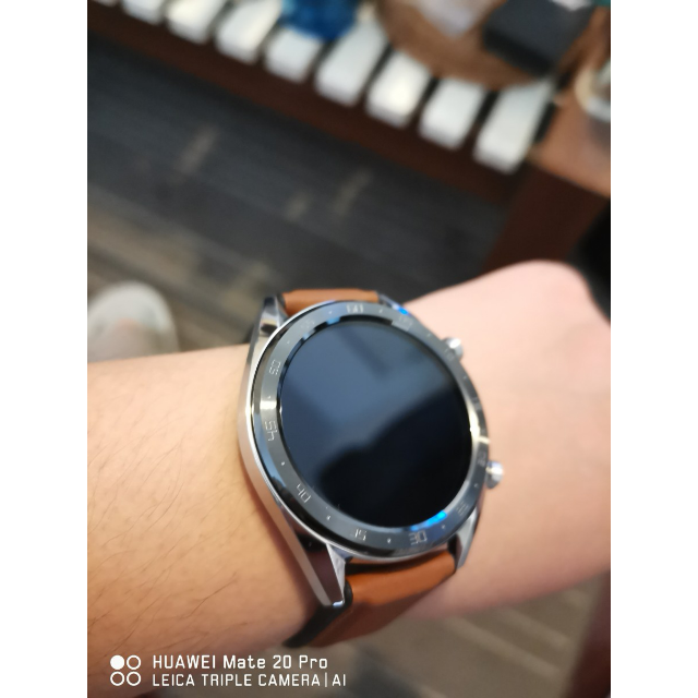 huawei华为watchgt时尚版马鞍棕华为智能手表两周续航户外运动手表