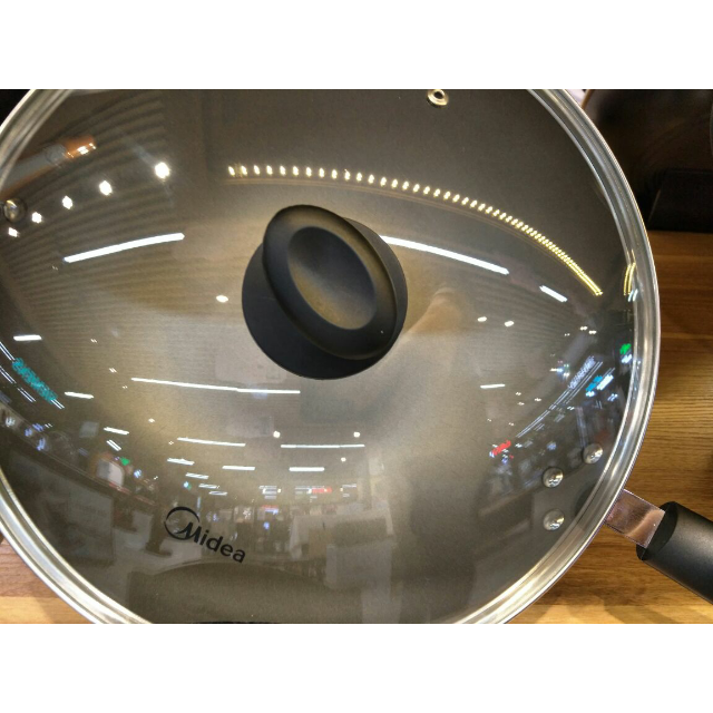 midea美的cz32b5铸铁炒锅老式铁锅电磁炉燃气灶明火用锅