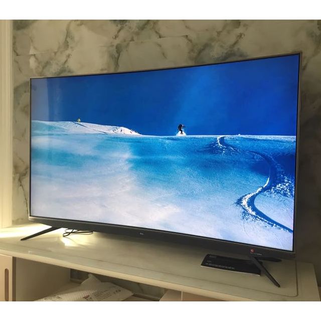 tcl55q960c55英寸量子點超薄4k超高清曲面hdr人工智能網絡液晶電視機