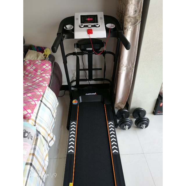 立久佳t900跑步机 10吋高清彩屏 家用 电动 多功能 迷你 静音 可折叠