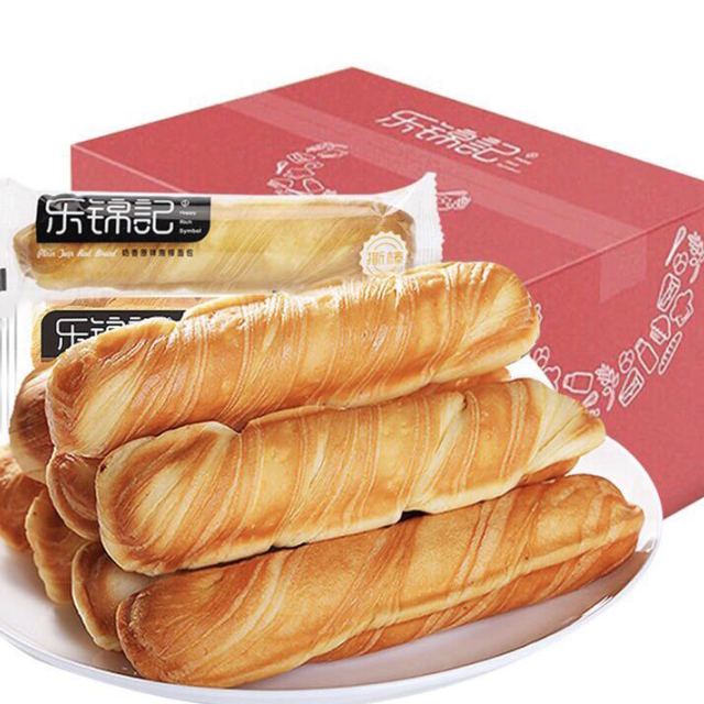 【买200g送50g】乐锦记 250g原味手撕面包撕棒小面包早餐食品糕点办公