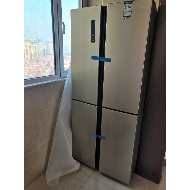 海信hisensebcd416wmk1dpt国民十字对开门冰箱矢量变频风冷无霜节能