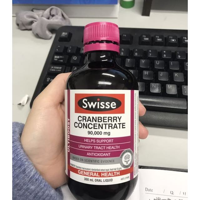 维持女性生理健康swisse浓缩蔓越莓口服液300毫升瓶澳洲进口