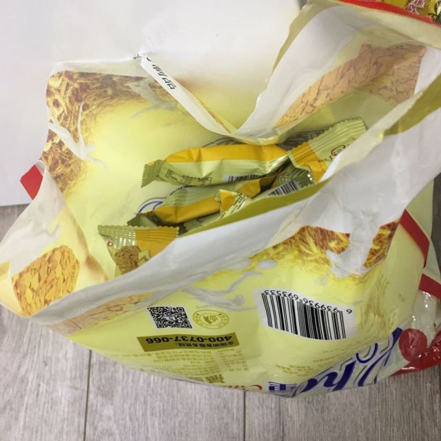 俏嘴巴燕麦巧克力468g袋装一袋约40粒营养早餐休闲零食