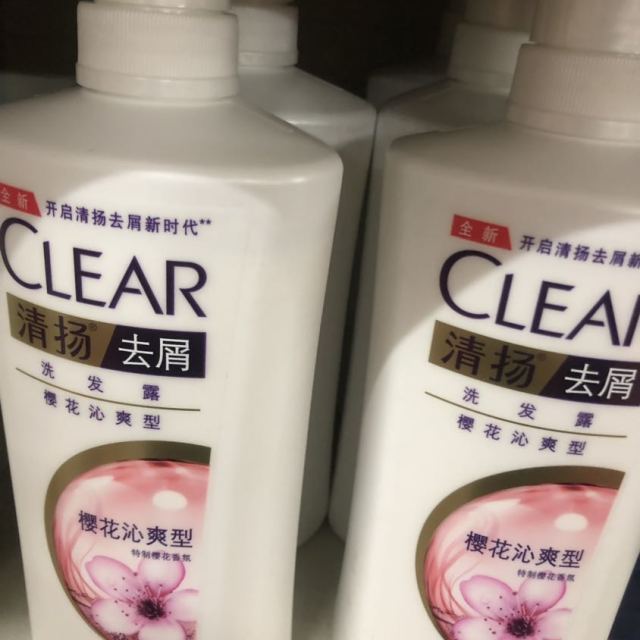 清扬clear去屑洗发水樱花沁爽型750g所有发质适合成人