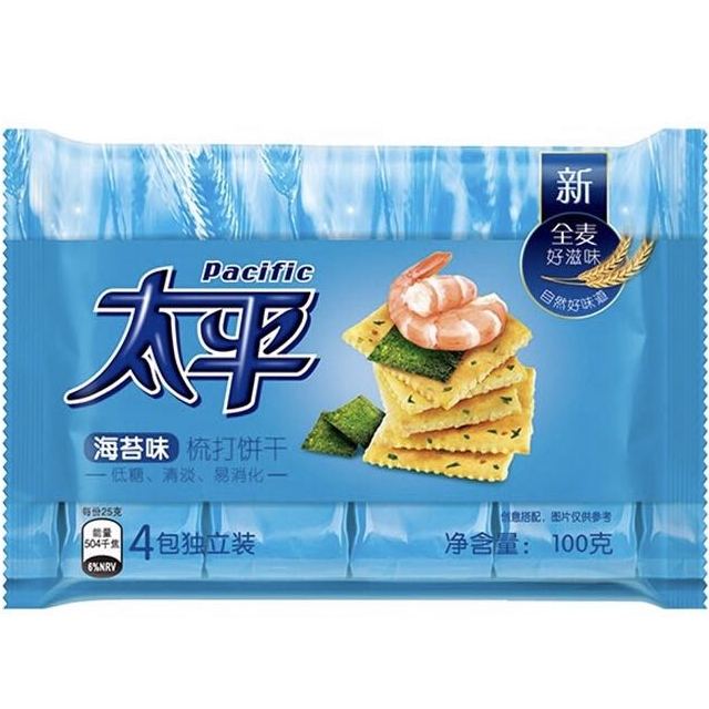 > 太平 梳打餅乾 海苔口味100g(新舊包裝隨機發貨)商品評價 > 快遞超