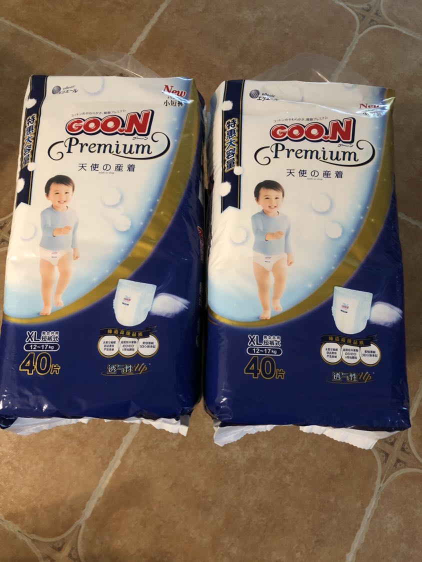 大王(goo.n)天使系列拉拉裤加大号(xl号)40片(12kg-17kg)晒单图