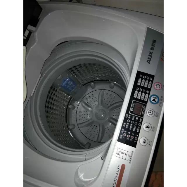 奥克斯aux洗衣机xqb75d1678t75公斤全自动波轮洗脱一体波轮家用商用