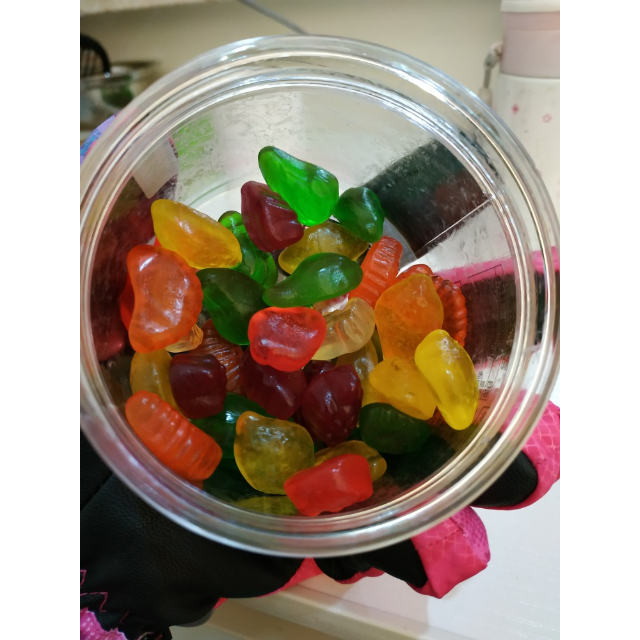 零食工坊(snack show)橡皮糖罐装(水果)150g*1罐糖果好弹牙!-苏宁易购