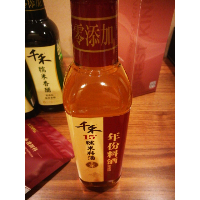 千禾12度糯米料酒500ml三年