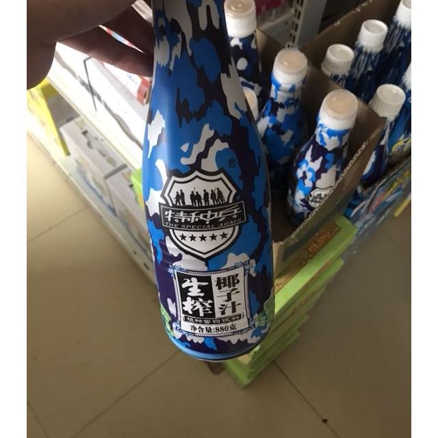 特種兵 生榨椰子汁植物蛋白飲料 880ml*6/箱 新老包裝隨機發貨