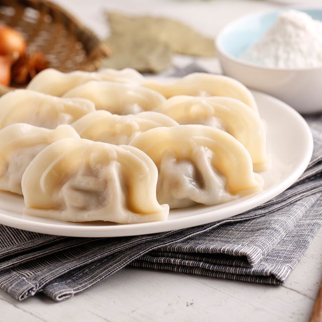 猪肉荠菜口味 450g (约30个)速冻水饺 可蒸/煎饺子高清大图|实物图