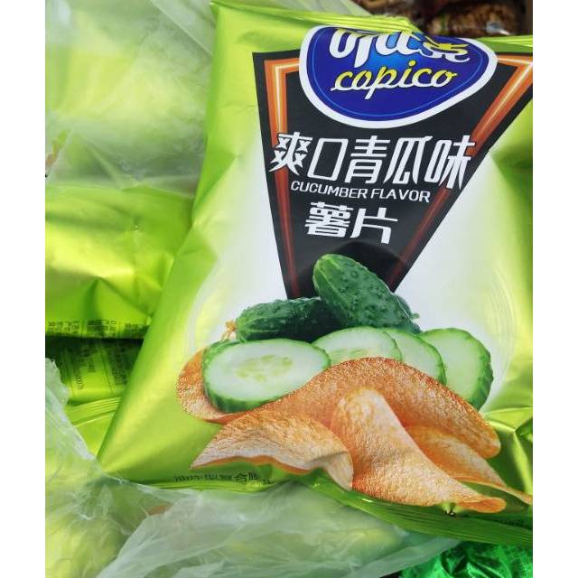 可比克薯片青瓜味60g袋