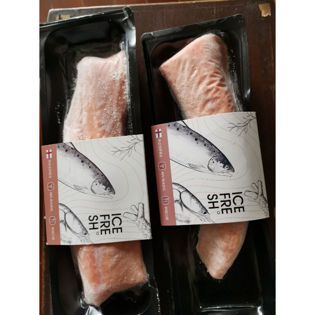 icefresh三文鱼中段300g盒装海产鱼肉