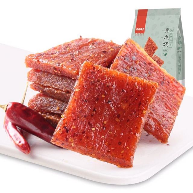 香辣味豆干 素小烧 200gx1袋装 辣片辣条味零食麻辣食品商品评价 >