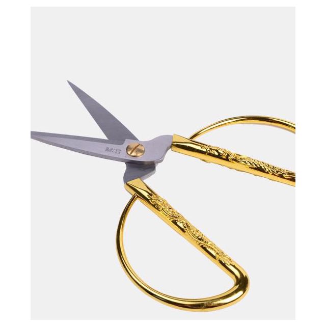 晨光(m&g)ass91389 龙凤呈祥金剪刀190mm裁缝剪刀剪布剪纸复古老剪刀