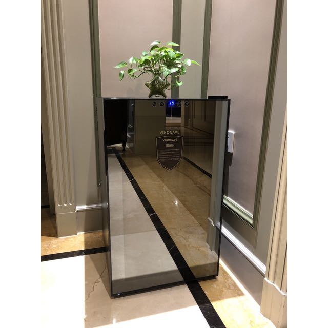 vinocave维诺卡夫sc28ajpm电子恒温28支装侧开门红酒柜冰吧冷藏柜茶叶