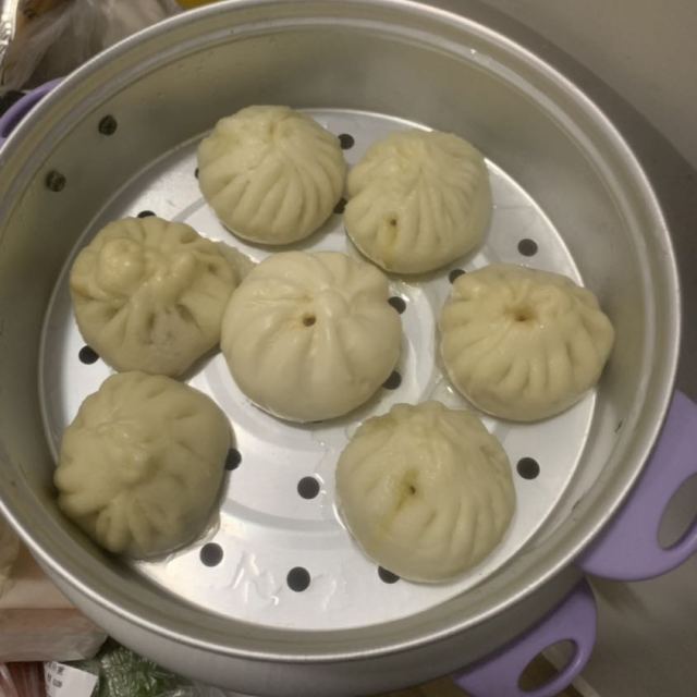 三全 香菇素菜包 360g (10只)速冻面点营养早餐包子高清大图|实物图