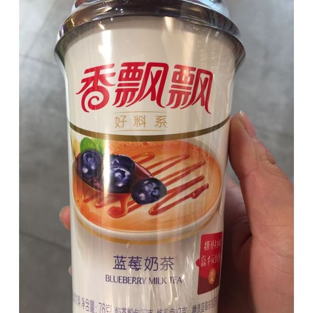香飘飘蓝莓奶茶76g
