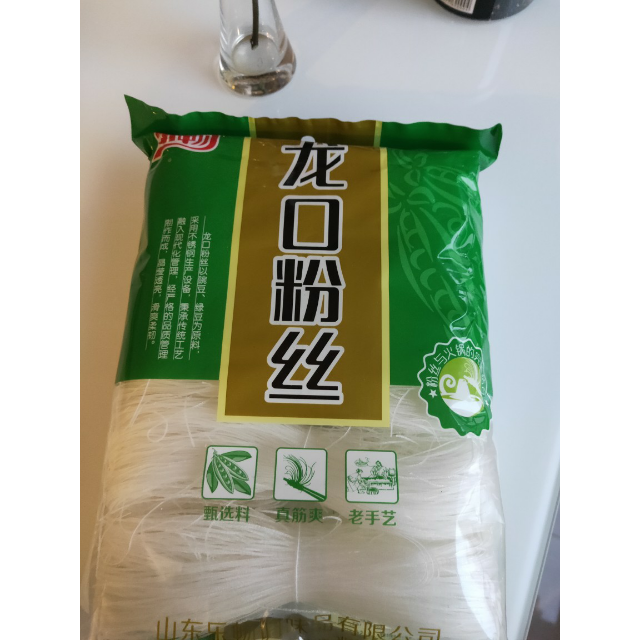 乐畅龙口粉丝袋装380g柔韧细滑爽口豌豆粉绿豆粉