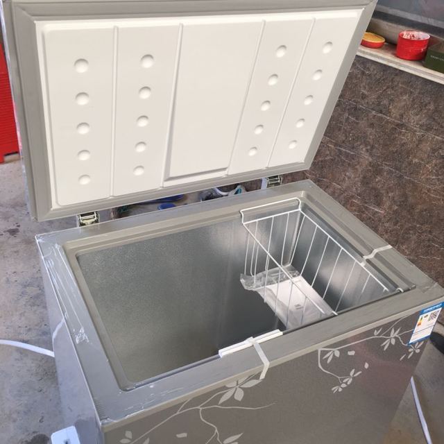 145升 顶开门 卧式冰柜 单温一室 冷冻冷藏转换 家用卧式冷柜小冰柜