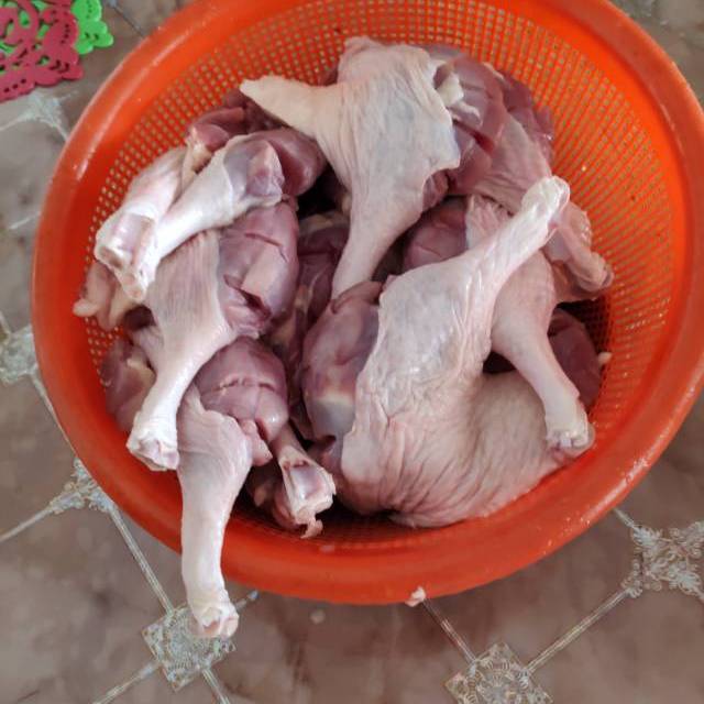 华英精切鸭腿600g袋烧烤食材卤鸭腿食材国产速冻生鲜禽肉