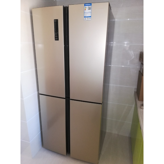 海信(hisense)bcd-416wmk1dpt 国民十字对开门冰箱 矢量变频风冷无霜