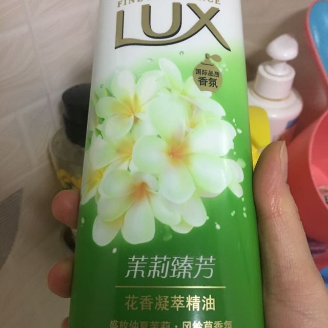 力士lux沐浴露爽肤沐浴乳茉莉臻芳400ml盛放仲夏茉莉风铃草香氛联合