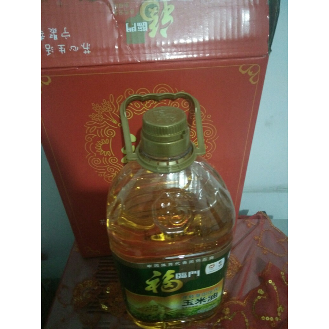 中粮福临门黄金产地玉米油葵花籽油35l2桶食用油箱装苏宁定制