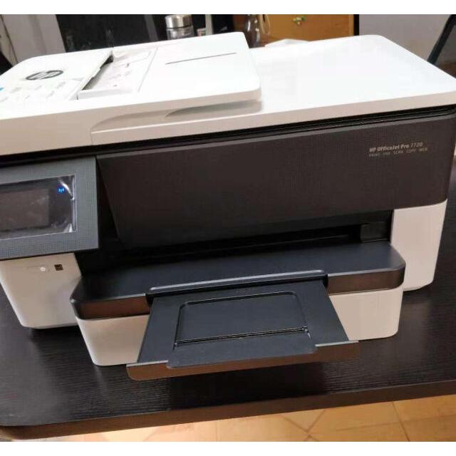 惠普hp7720a3彩色喷墨照片打印机一体机a3自动双面打印高效办公文档
