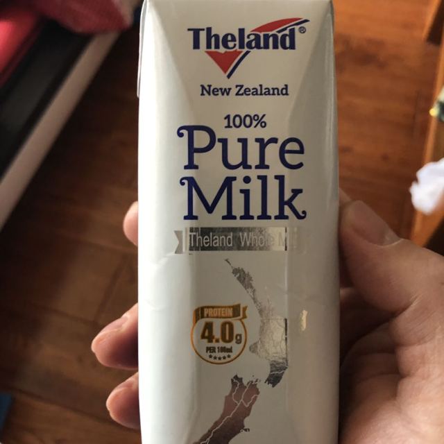 theland纽仕兰 全脂4.0g蛋白纯牛奶250ml*3盒新西兰进口