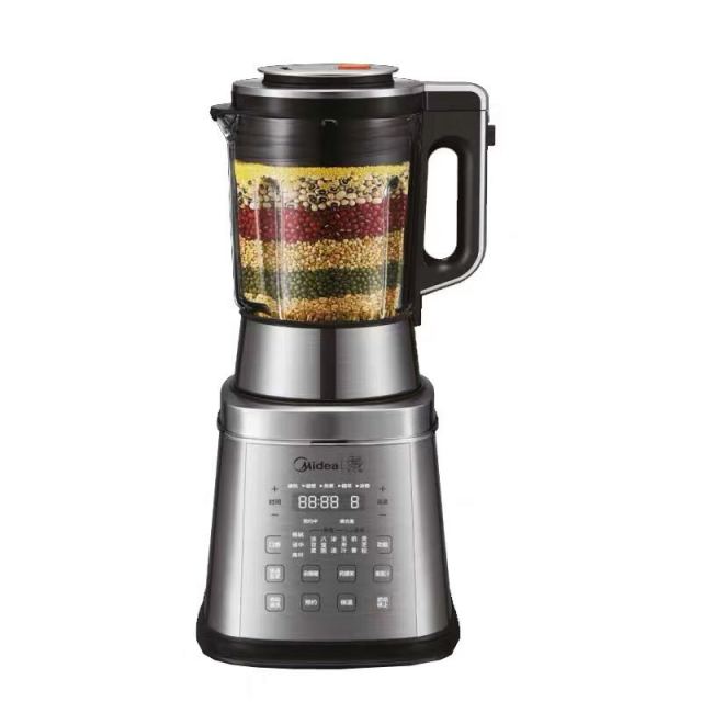 美的midea破壁机mjbl1517a加热变频大功率静音口感可调豆浆浓汤不锈钢