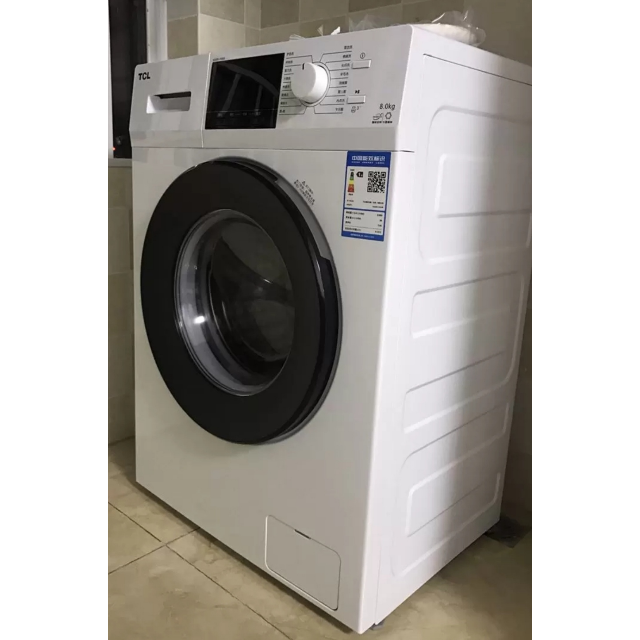 tcl xqg80-p300b 变频滚筒8公斤全自动洗衣机家用滚筒式 洗衣机 节能