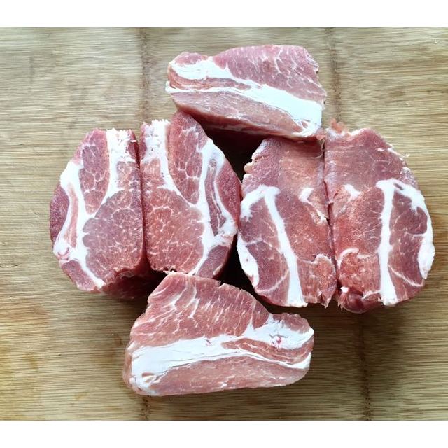 得利斯欧得莱黑山猪颈背肉500g生肉新鲜整肉原切冰鲜土猪肉瘦肉