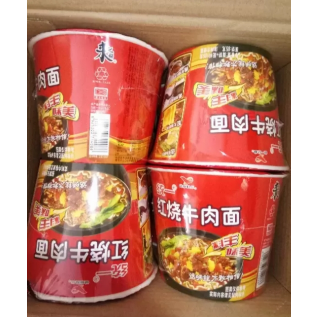 统一gs来一桶红烧牛肉面红烧味方便面其他105g12桶装