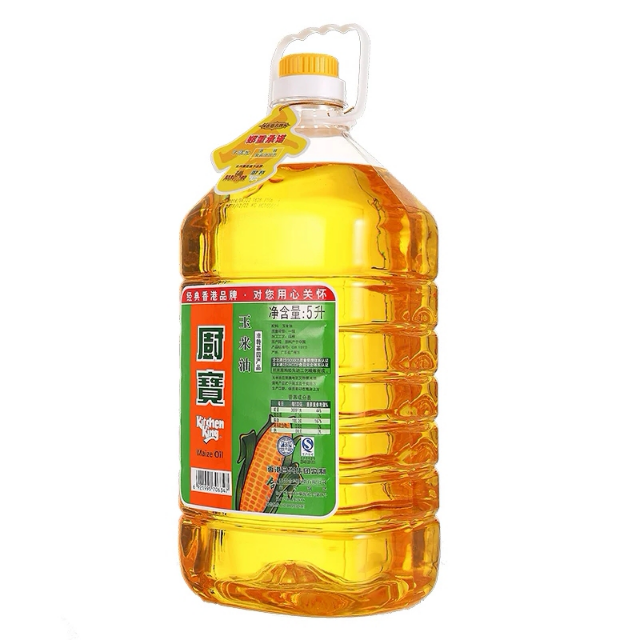 厨宝玉米油5l桶非转基因物理压榨食用油