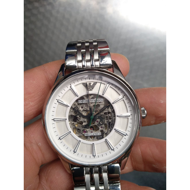 阿玛尼emporioarmaniar1945手表机械表男士表全自动机械镂空时尚商务