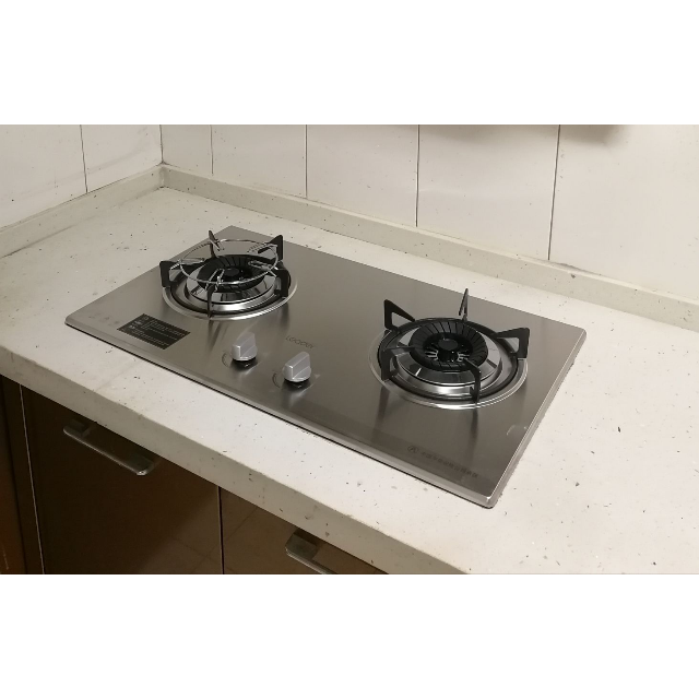 海尔统帅leader台嵌两用式燃气灶具qi303不锈钢41kw火力家用天然气灶