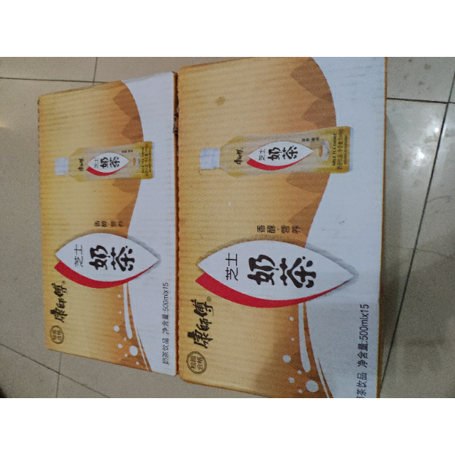康师傅芝士奶茶500ml15瓶整箱装茶饮品饮料